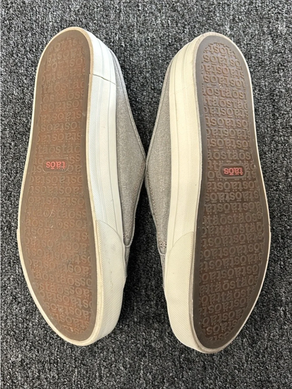 Taos Footwear Gray Slip-On Canvas Sneakers - Picture 8 of 9